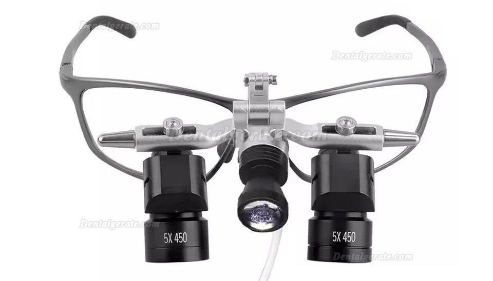 5.0X 48 &deg; Dental Ergonomic Lupenbrille mit 5W LED-Lupenbrille-Licht